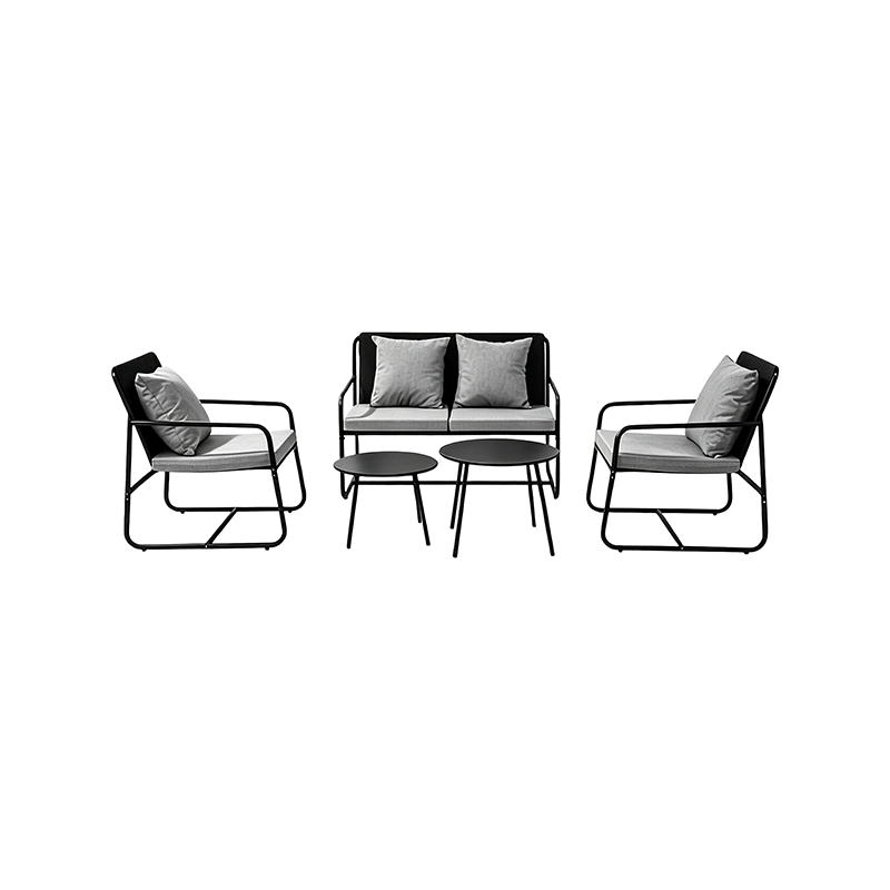 Outdoor Lounge Sofa Set Garden Patio Furniture Set Modern Style